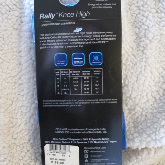 Asics Rally Compression Socks - Picture 5 of 11